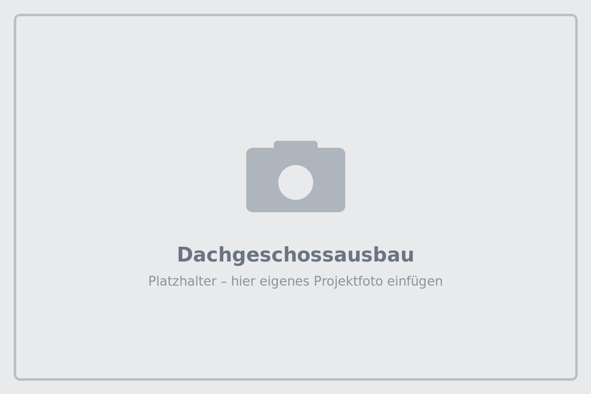 Dachgeschossausbau
